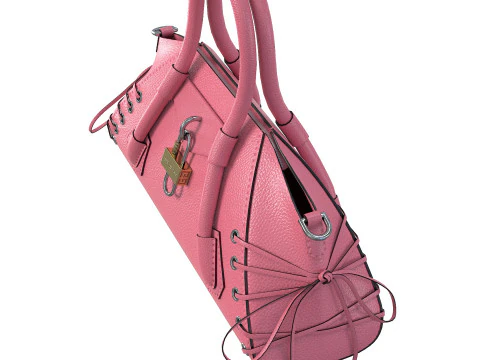 Mini Antigona Bag Pink 3D Model