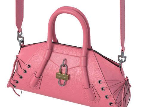 Mini Antigona Bag Pink 3D Model