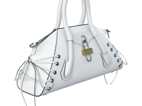Mini Antigona Bag White 3D Model
