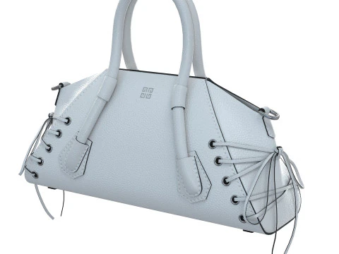 Mini Antigona Bag White 3D Model