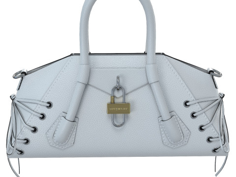 Mini Antigona Bag White 3D Model