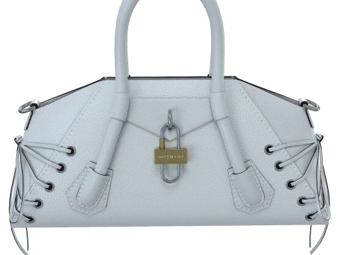 Mini Antigona Bag White 3D Model
