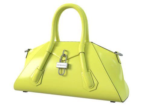 미니 안티고나 백 옐로우 3D 모델