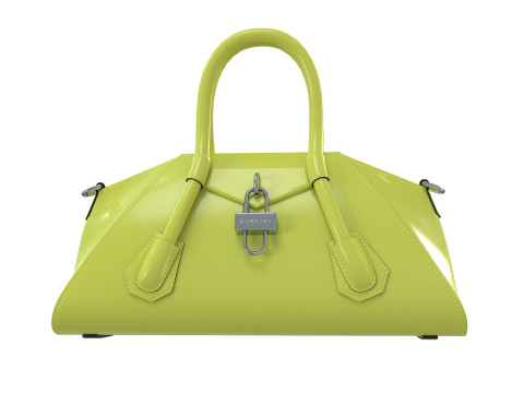 Mini Antigona Bag Yellow Modello 3D