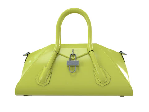 Mini Antigona Bag Yellow 3D Model