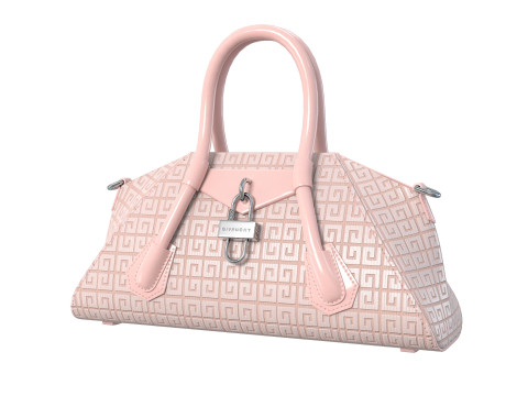 Mini Antigona Bag Metalic Purple Model 3D