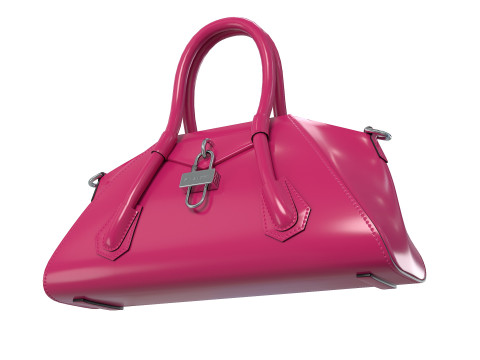 Mini Antigona Bag Purple Gloss 3Dモデル