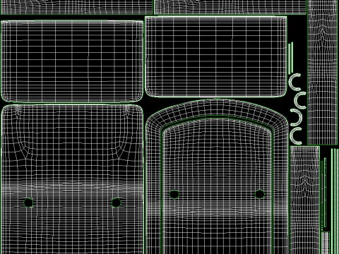 Bolsa Vintage M&eacute;dia Diana Flap Rosa Modelo 3D