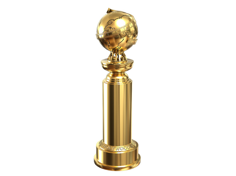 The Golden Globe Award trophy 3D Model .c4d .max .obj .3ds .fbx .stl .blend