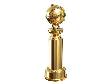 The Golden Globe Award trophy 3D Модель
