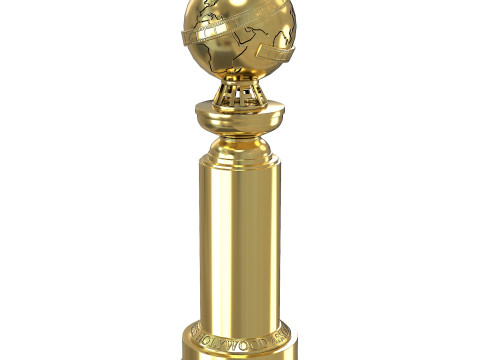 The Golden Globe Award trophy 3D Model