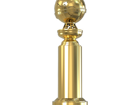 The Golden Globe Award trophy 3D Model