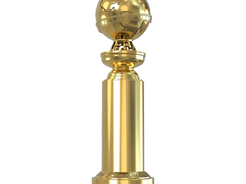 The Golden Globe Award trophy 3D Model