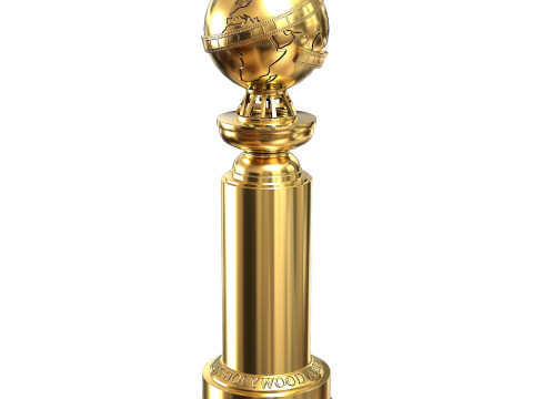 The Golden Globe Award trophy 3D Model