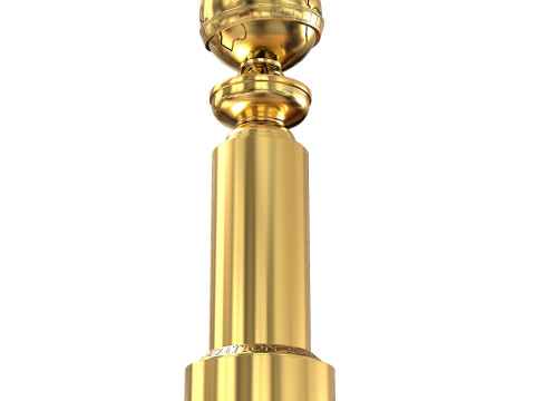 The Golden Globe Award trophy 3D Model