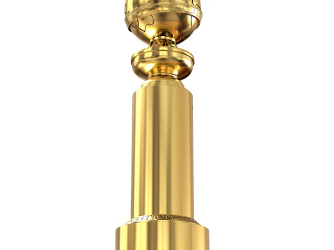 The Golden Globe Award trophy 3D Model