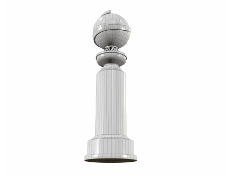 The Golden Globe Award trophy 3D Model