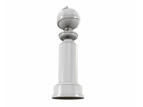The Golden Globe Award trophy 3D Model