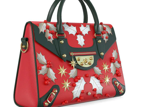 Christmas Fashion HandBag 3D Model