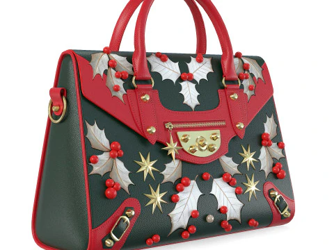Christmas Fashion HandBag 3D Model
