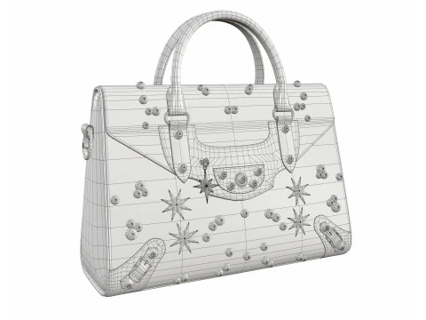 Christmas Fashion HandBag 3D Model