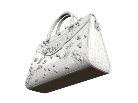 Christmas Fashion HandBag 3D Model