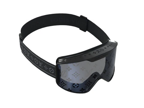 Snow Goggles Mask S00 3D Model