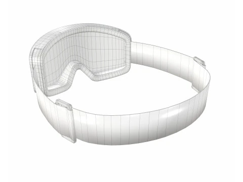 Snow Goggles Mask S00 3D Model