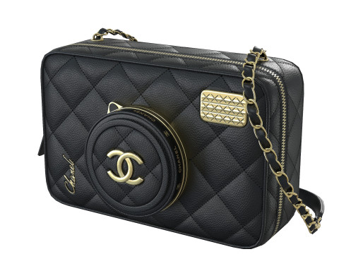 Camera Bag Black Modello 3D