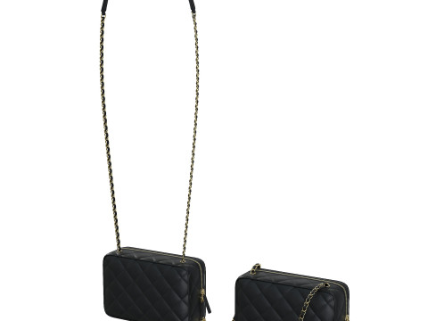 Camera Bag Black Modello 3D