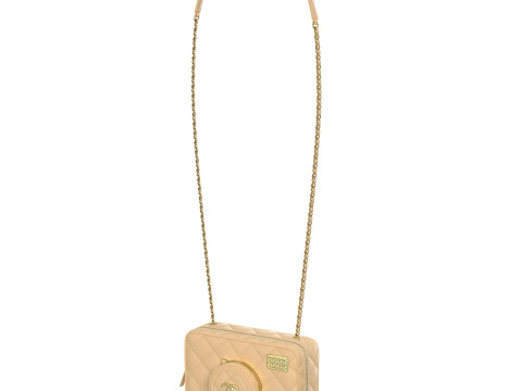 Camera Bag Cream Modello 3D