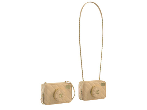 Camera Bag Cream Modello 3D