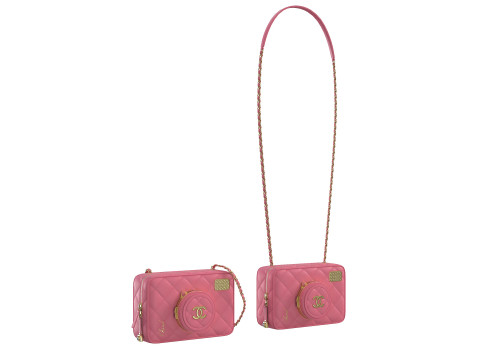 Camera Bag Pink Model 3D