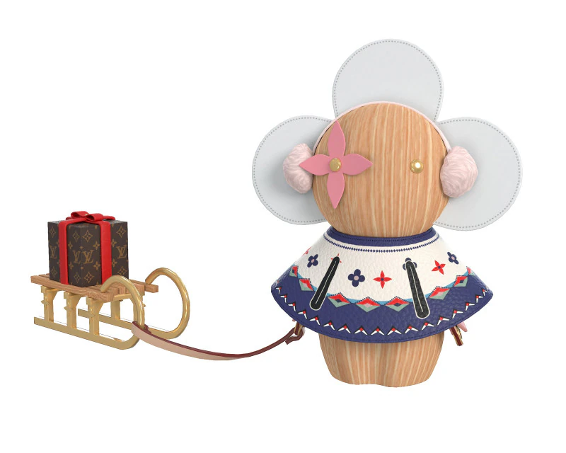 Vivienne Winter Christmas Doll 3D Model .c4d .max .obj .3ds .fbx .stl .blend 