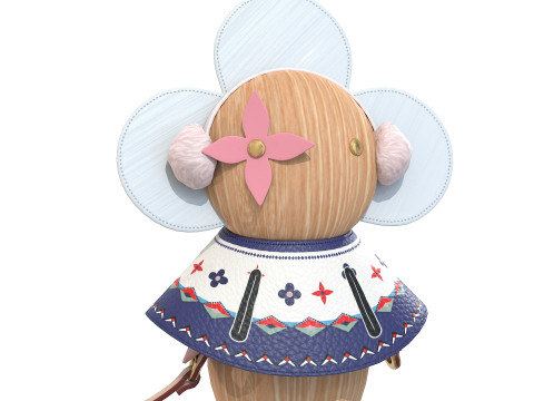 Vivienne Winter Christmas Doll 3D Model