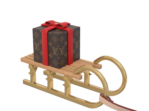 Vivienne Winter Christmas Doll 3D Model