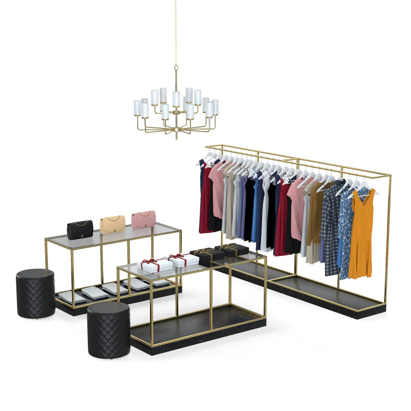 Interior da boutique da loja de tecidos Modelo 3D .c4d .max .obj .3ds .fbx .stl .blend 