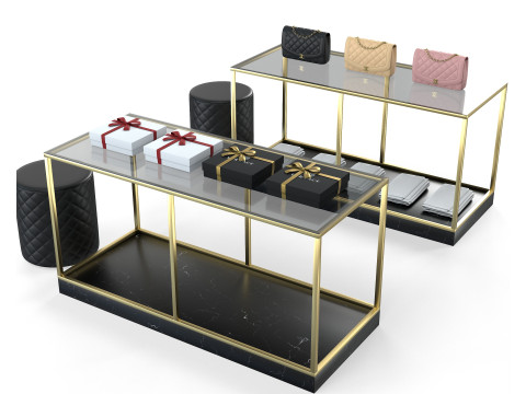 Cloth Shop Store Boutique interior 3D Model