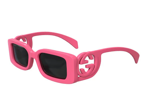 Chaise Longue Sunglasses 3D Model