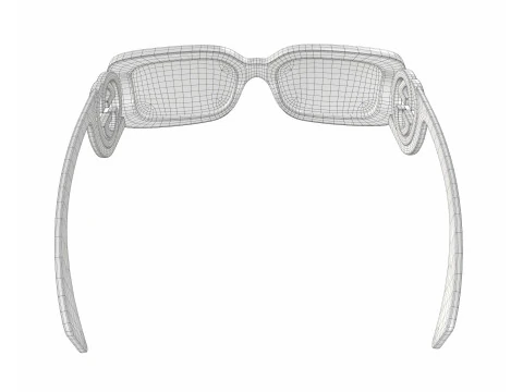Chaise Longue Sunglasses 3D Model