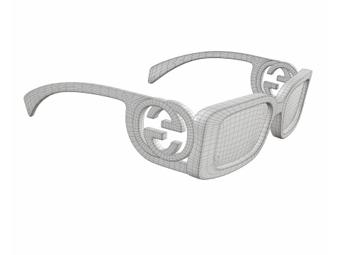 Chaise Longue Sunglasses 3D Model