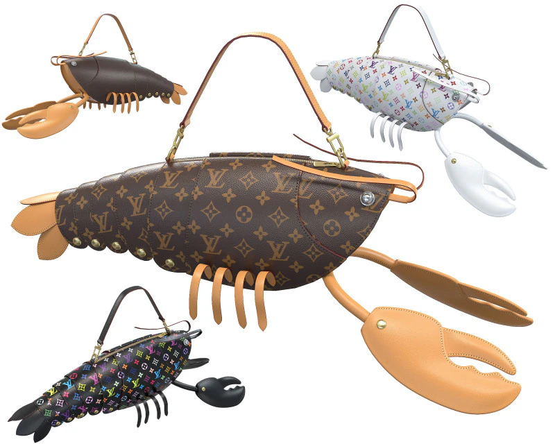 Lobster Bag 3D Model .c4d .max .obj .3ds .fbx .stl .blend 