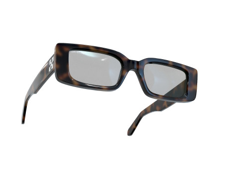 Off White Arthur Rectangle Frame Sunglasses 3D Модель
