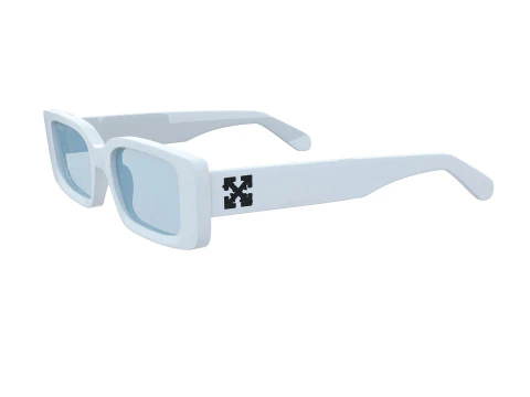 Off White Arthur Rectangle Frame Sunglasses 3D Model