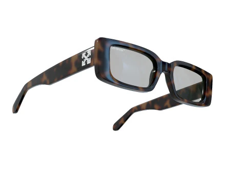 Off White Arthur Rectangle Frame Sunglasses 3D Model