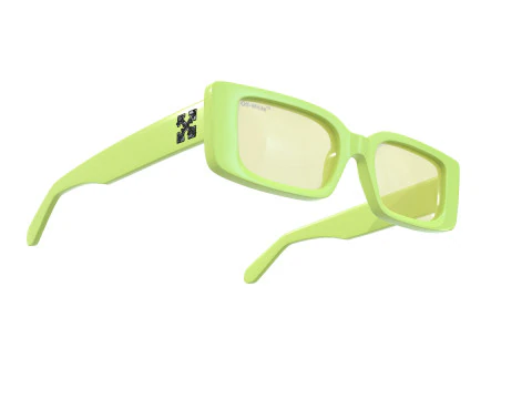 Off White Arthur Rectangle Frame Sunglasses 3D Model