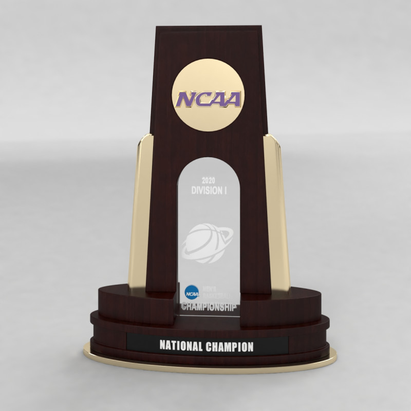 NCAA National Basketball Championship Trophy 3Dモデル .c4d .max .obj .3ds .fbx .stl .blend