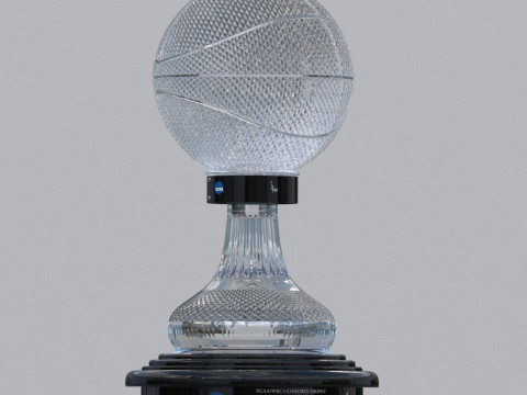 NABC NCAA National Basketball Championship Trophy 3Dモデル