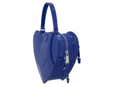 Moschino Inflatable Effect Heart Biker Bag 3D Model
