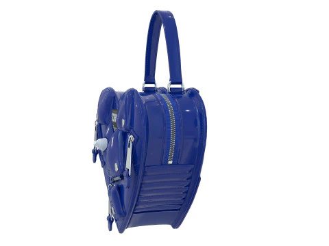 Moschino Inflatable Effect Heart Biker Bag 3D Model